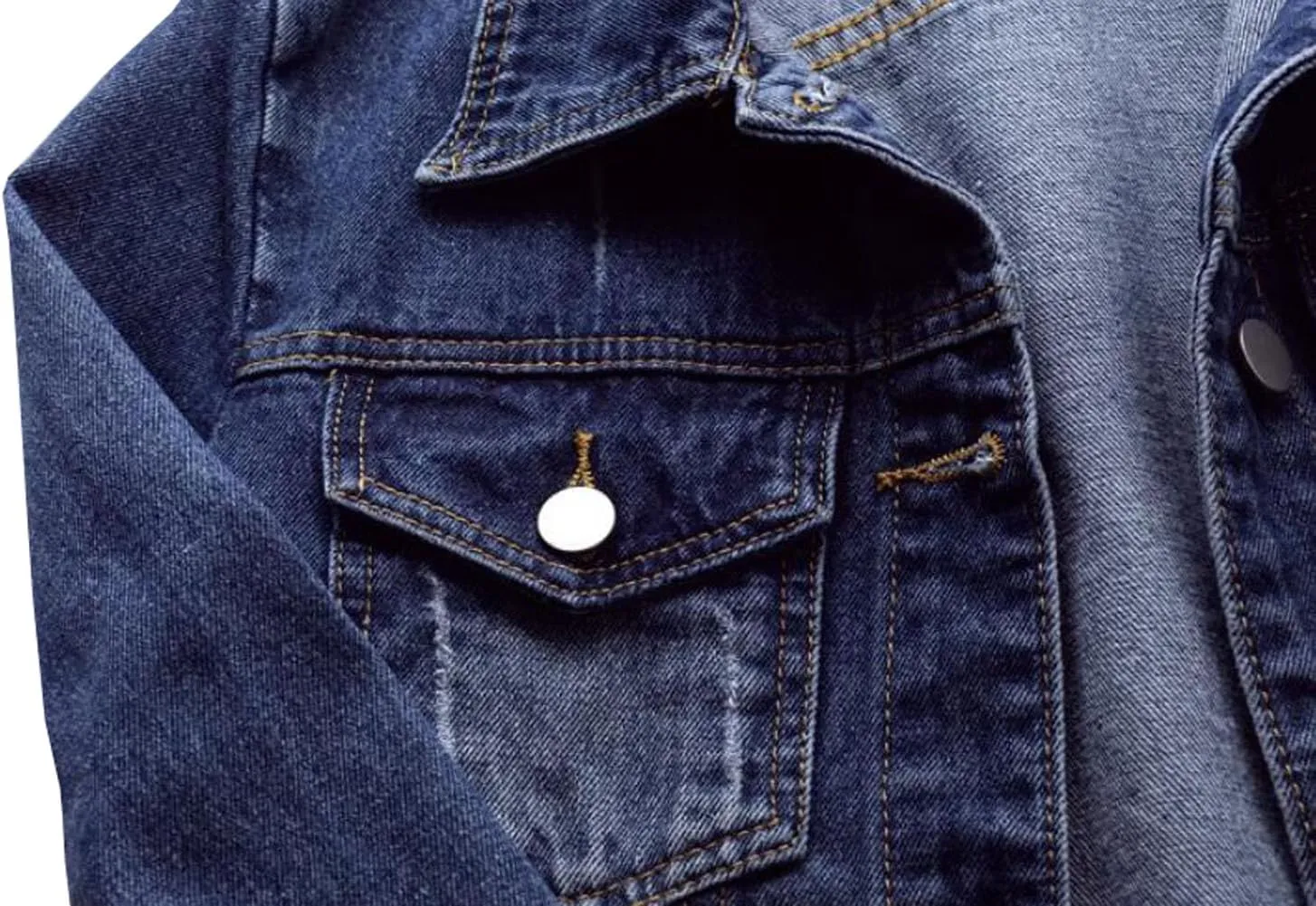 Womens Solid Color Denim Jackets Button Up Long Sleeve Trucker Jackets Jean Coat