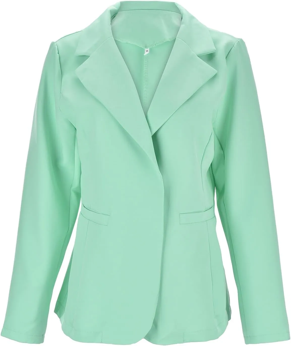 Women's Summer Blazer Lapel 3/4 Sleeve Pocket Elegant Temperament Elegant Trendy Outdoor Simple Stylish Suit Jackets