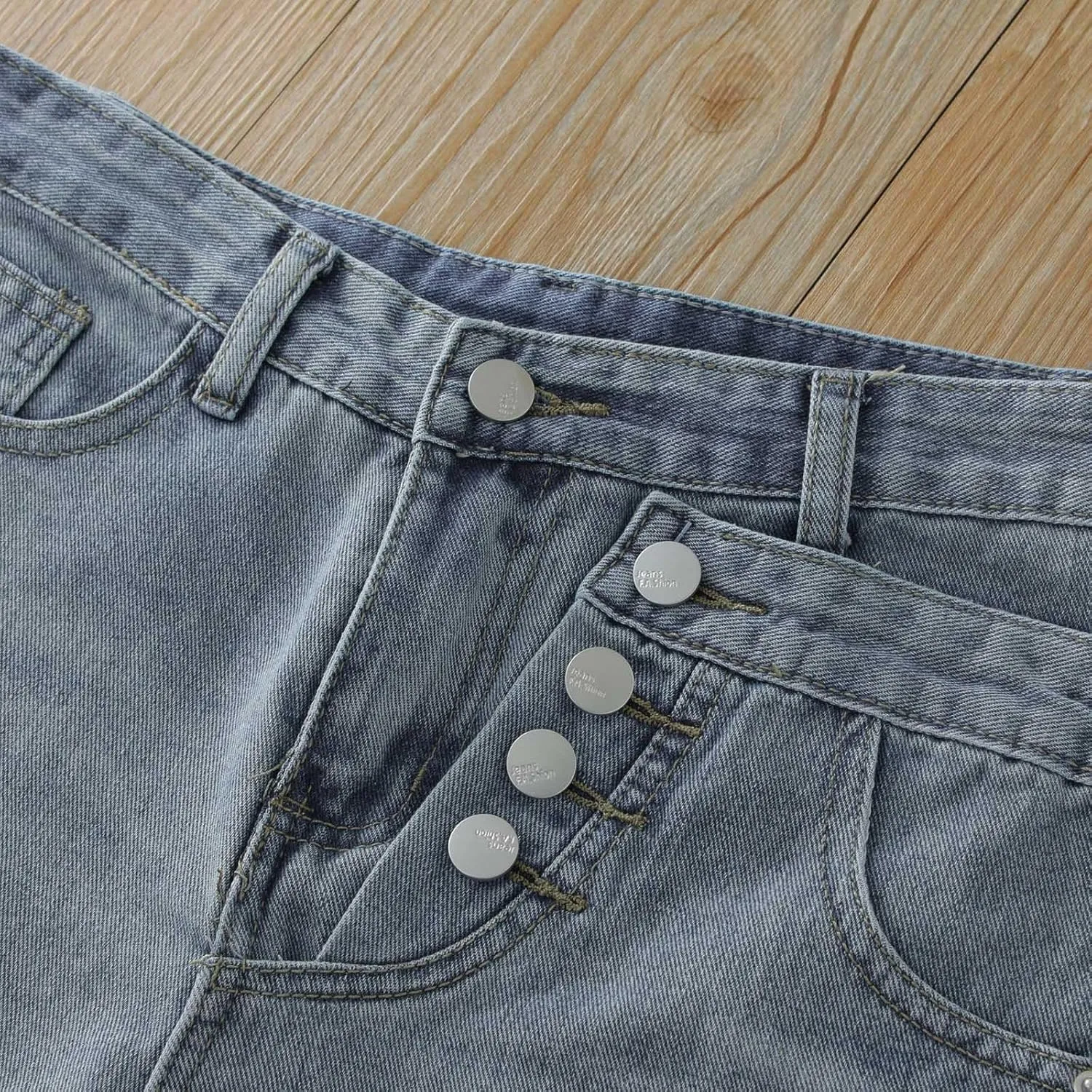 Women's Summer Denim high Waisted Drawstring Jeans Shorts with Pockets Women Cotton Shorts Underwear