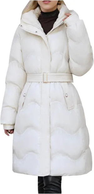Women's Winter Coats Plus Size Long Puffer Jackets Thicken Quilted Lightweight Jackets Down Jackets Parkas Outerwear