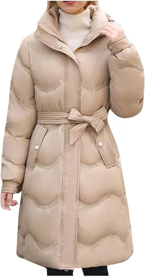Women's Winter Coats Plus Size Long Puffer Jackets Thicken Quilted Lightweight Jackets Down Jackets Parkas Outerwear