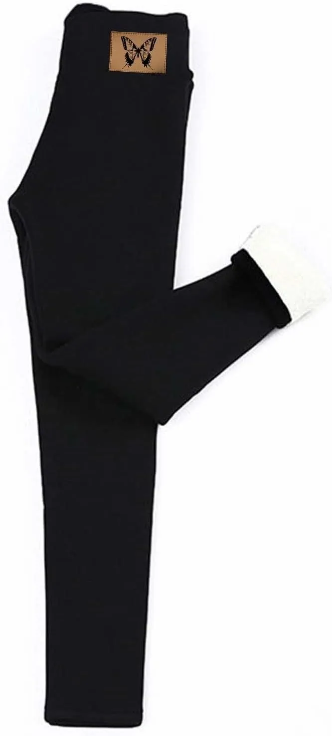 Womens Workout Leggings Tummy Control Fleece Lined Leggings Compression Pants High Waisted Leggings Thick Winter Pants