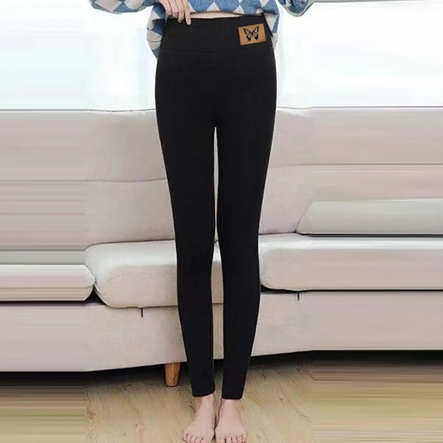Womens Workout Leggings Tummy Control Fleece Lined Leggings Compression Pants High Waisted Leggings Thick Winter Pants