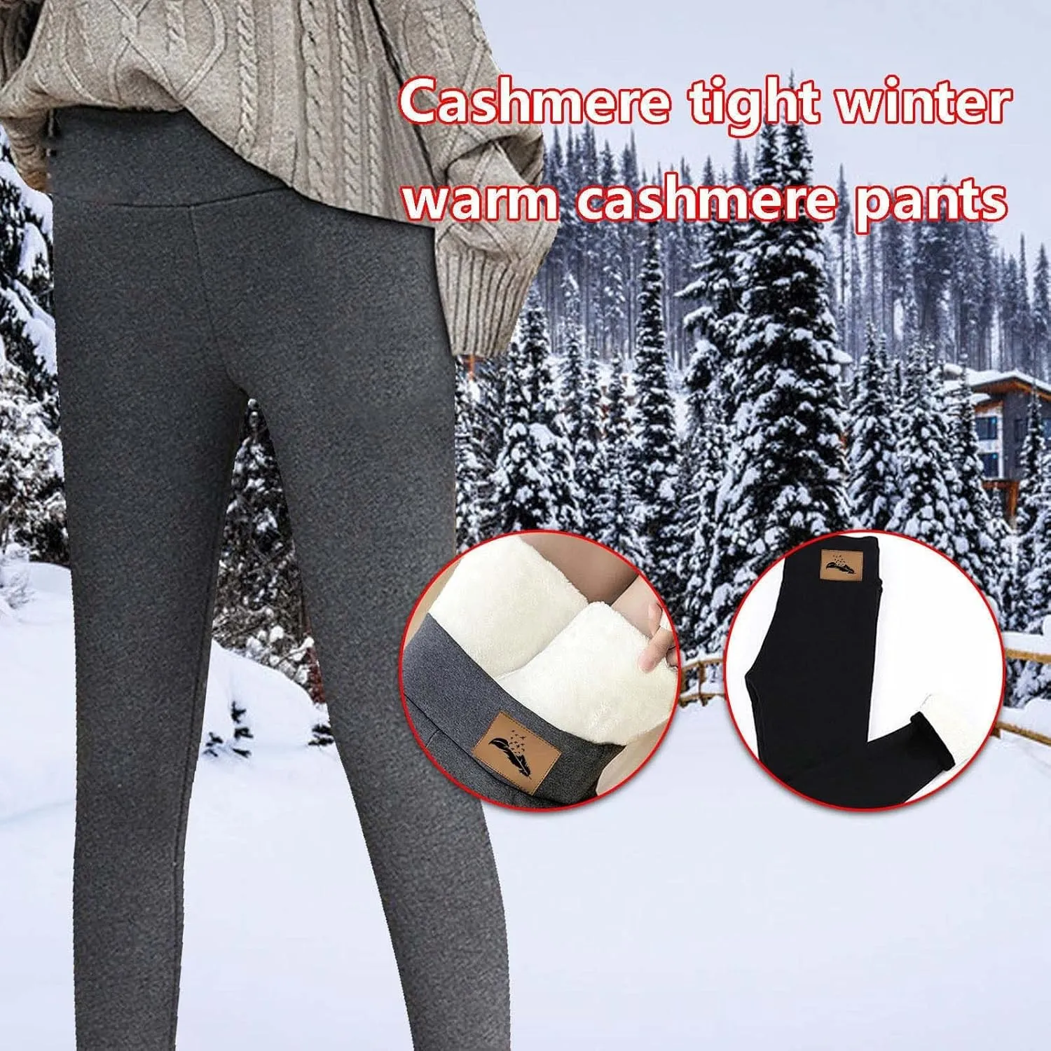 Womens Workout Leggings Tummy Control Fleece Lined Leggings Compression Pants High Waisted Leggings Thick Winter Pants