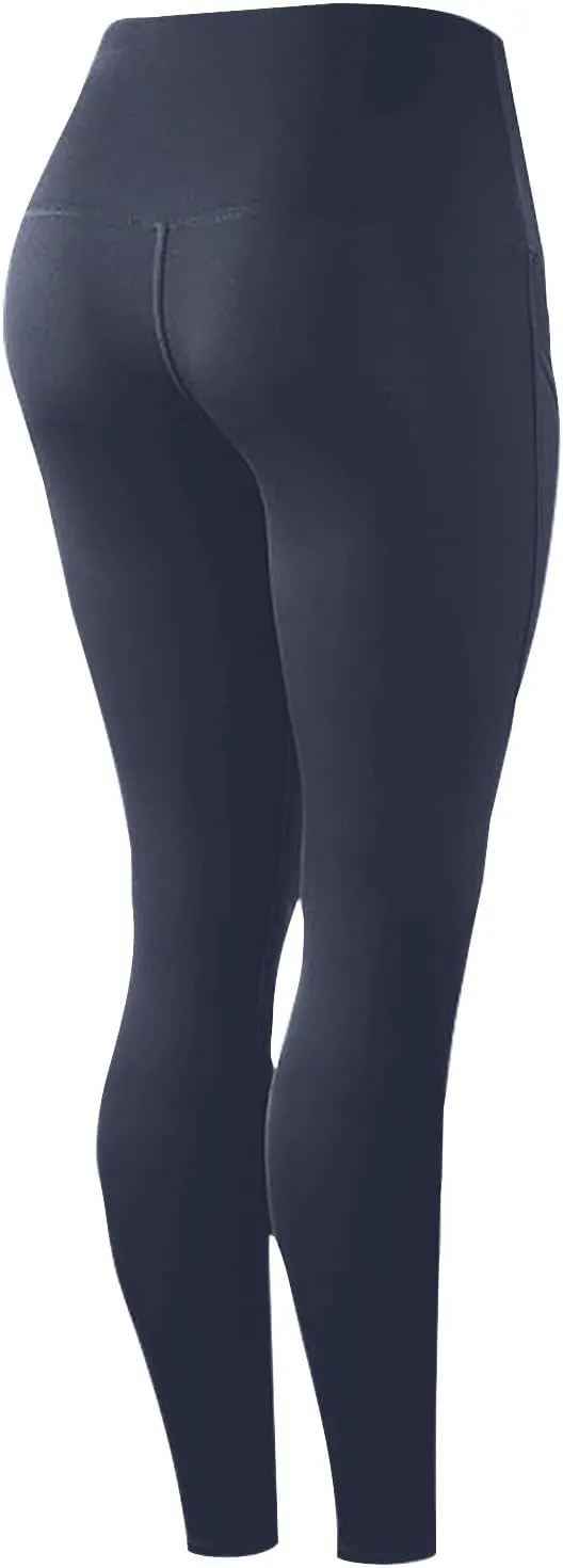 Workout Leggings for Women Tummy Control Leggings High Waist Yoga Pants with Pockets Running Yoga Leggings Pants