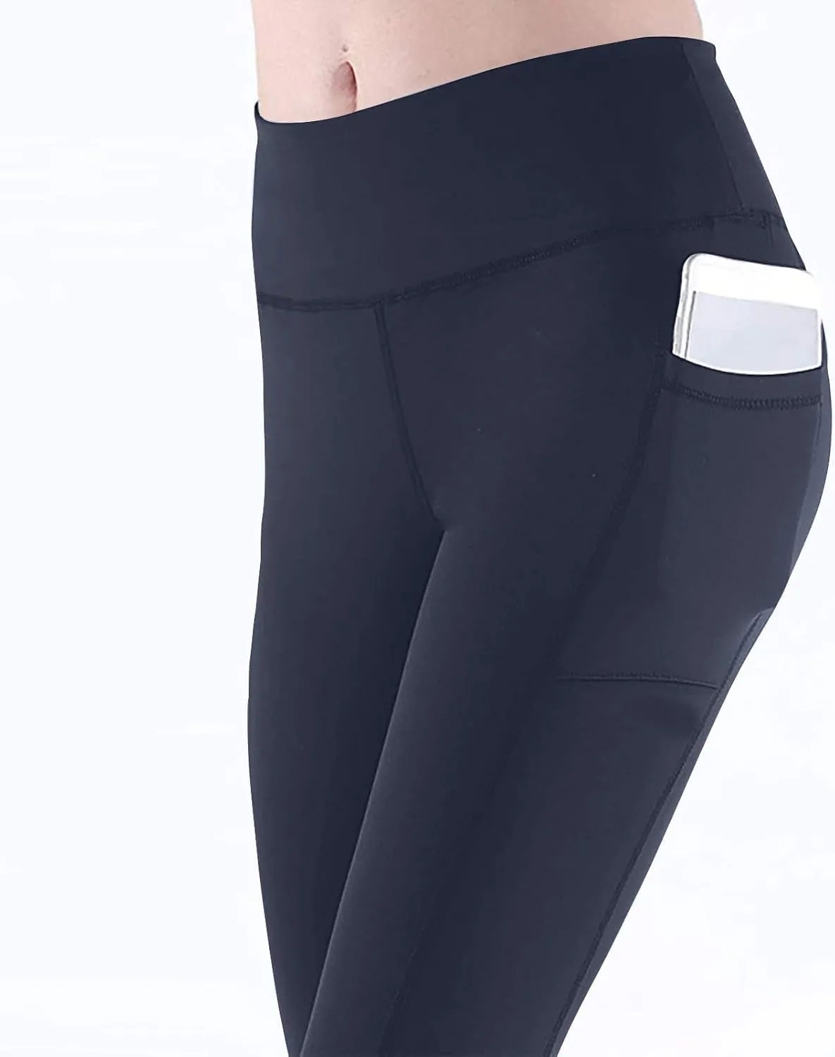 Workout Leggings for Women Tummy Control Leggings High Waist Yoga Pants with Pockets Running Yoga Leggings Pants