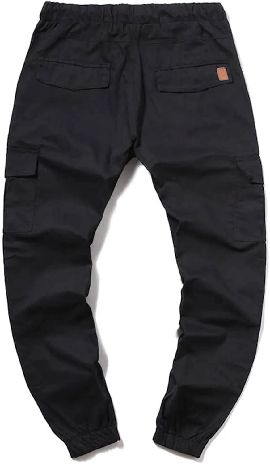 XUNRYAN Cargo Pants Men with Multi Pockets Casual Sweatpants Drawstring Joggers Outdoor Hiking Fishing Pants Activewear