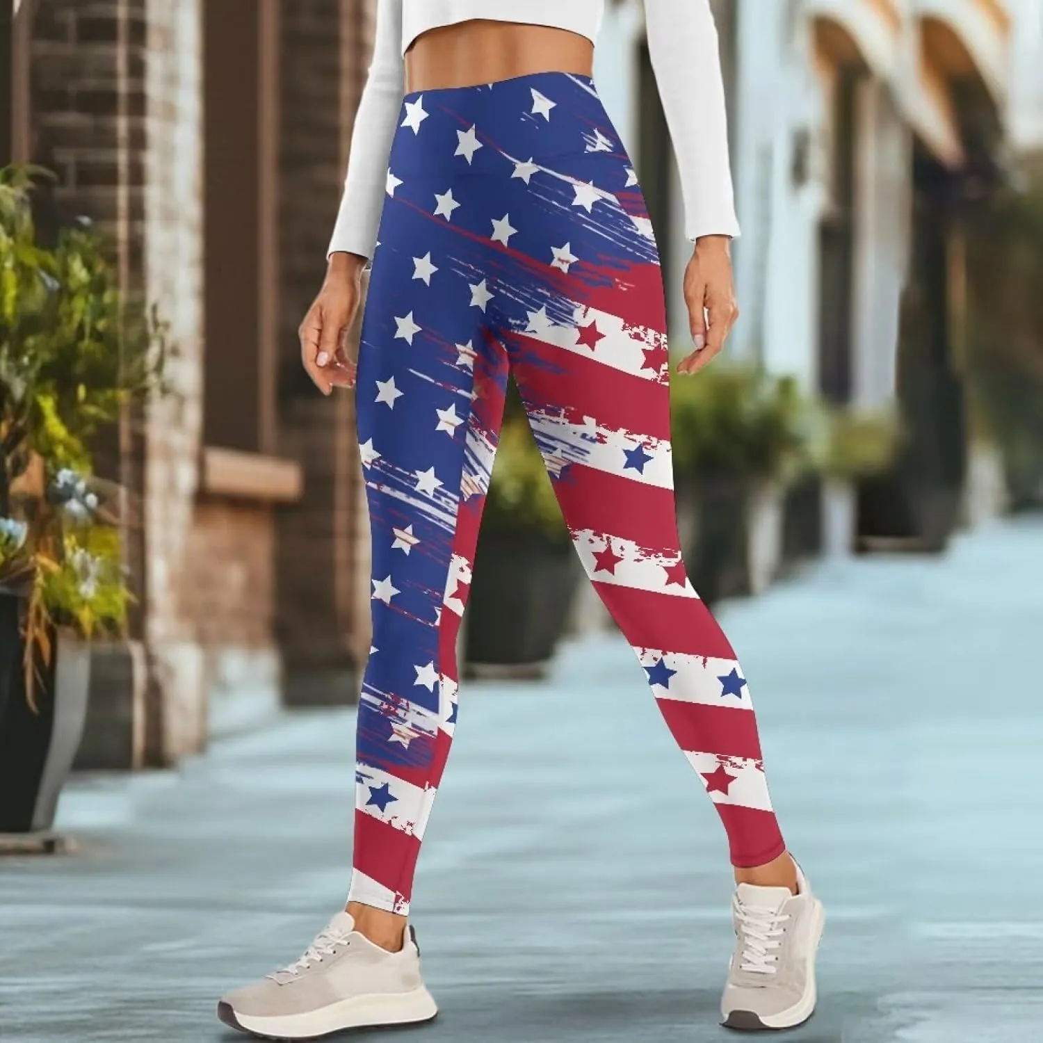 Yoga Pants Women Plus Size Leggings with Pockets Tummy Control Activewear Leggings for Womens