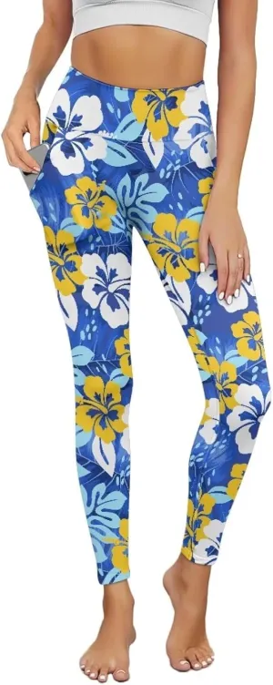 Yoga Pants Women Tummy Control Leggings High Waist Yoga Pant Compression Leggings Soft Comfy Workout Yoga Leggings