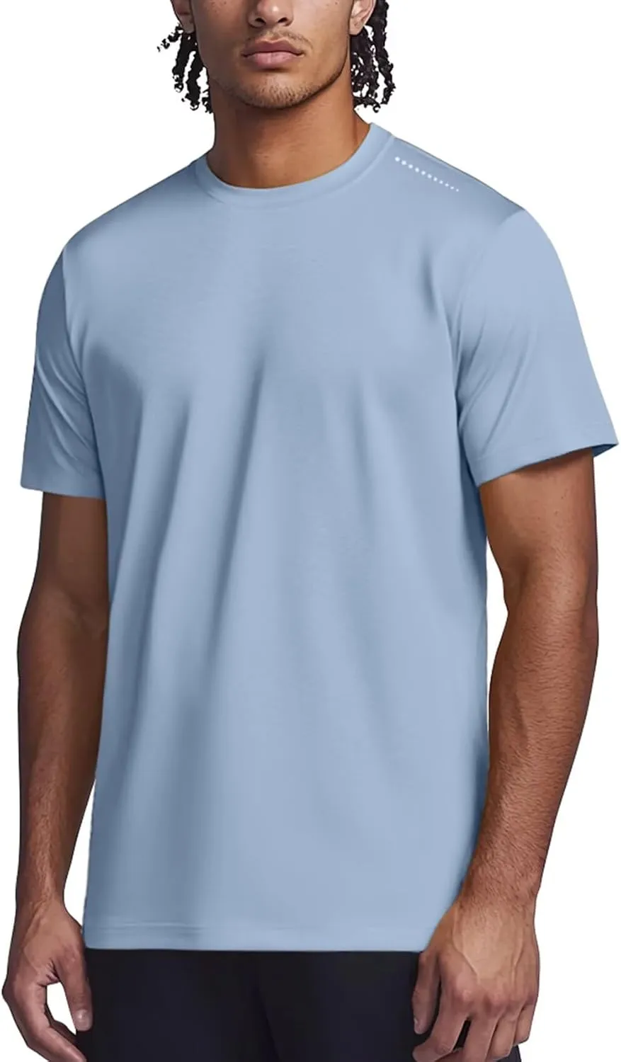 Zengjo Mens Athletic Shirts Moisture Wicking Short Sleeve Quick Dry Workout T-Shirt for Gym Running Exercise